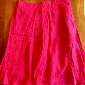 Banana Republic, A-line Linen Skirt, Size 6